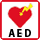 AED（自動体外式除細動器）がある