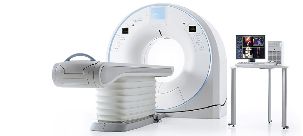 80列マルチスライスCT装置（キャノンメディカルシステムズ）